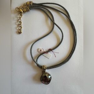 Brighton Venus Cord Necklace Swarovski Crystal Necklace